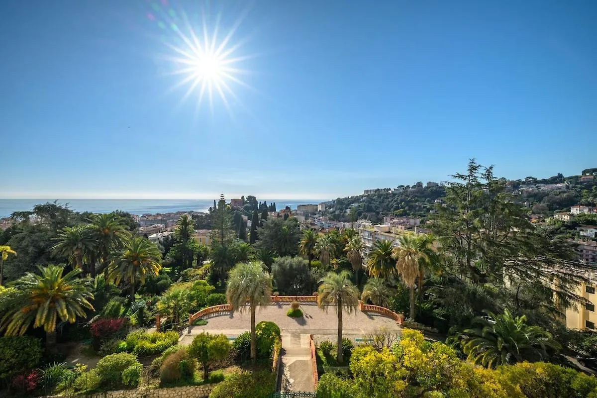 Apartment Riviera Palace - Vue Sur La Mer - Parking Prive Menton